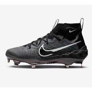 Nike Alpha Huarache NXT Metal Baseball Cleats Black Gray DJ6517-010 Men Size 7